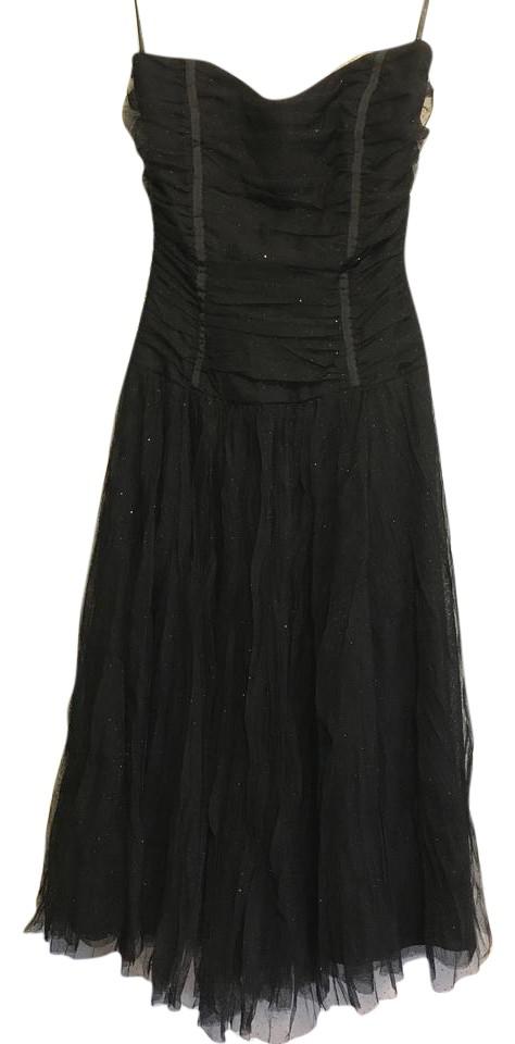 Betsey Johnson Black Rn# 77751 Ca# 19117 Mid-length Formal Dress by BETSEY  JOHNSON | jellibeans