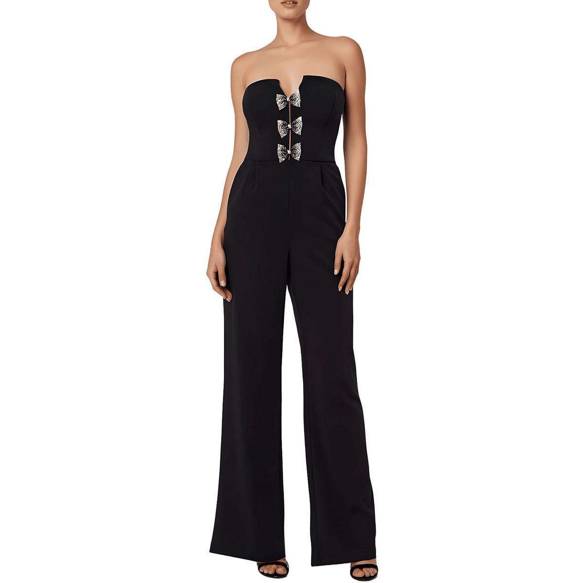 Womens Embellished Polyester Jumpsuit by BETSY&ADAM