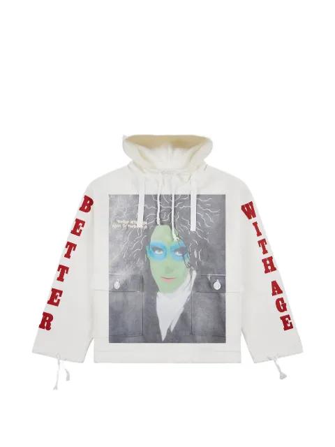 Charlie Gunner graphic smock hoodie by BETTER WITH AGE
