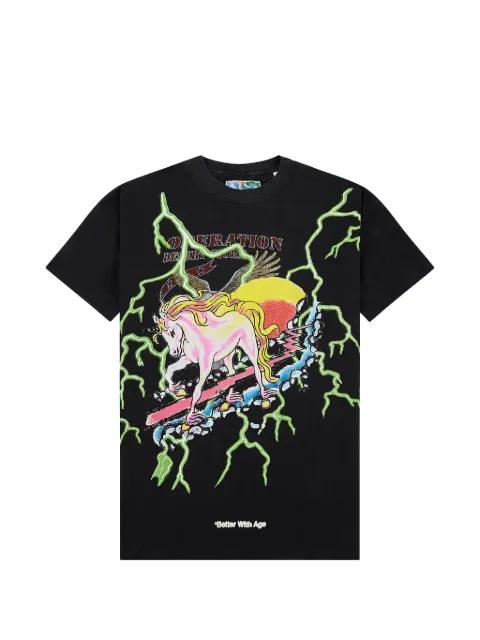 European Thunder graphic-print T-shirt by BETTER WITH AGE