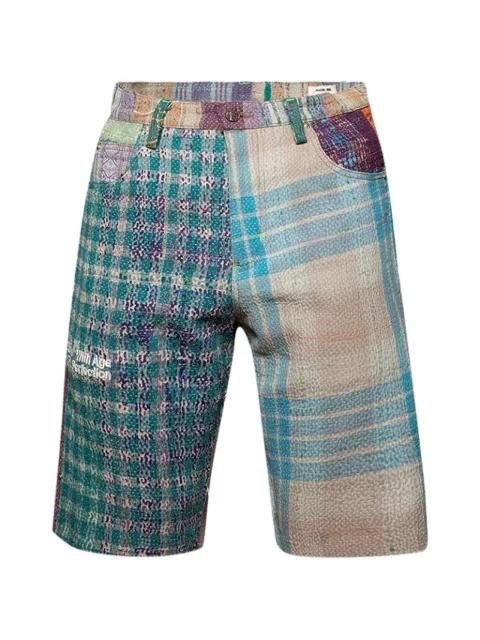 Isaac Kantha patchwork shorts by BETTER WITH AGE