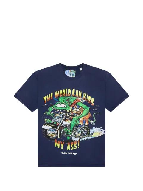 Navy graphic t-shirt by BETTER WITH AGE