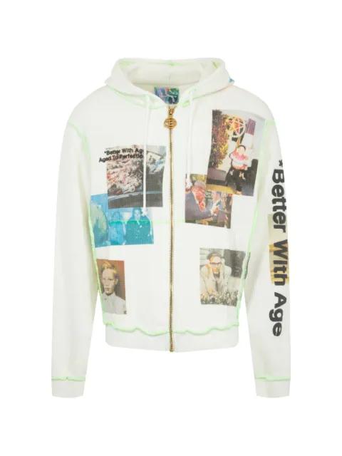 Ricky waffle-knit hoodie by BETTER WITH AGE