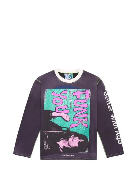 Rivka reversible graphic-print T-shirt by BETTER WITH AGE