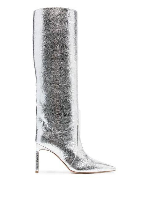 Josephine metallic knee-high boots by BETTINA VERMILLON