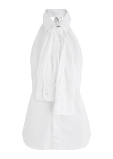Kennedy open-back cotton shirt by BETTTER