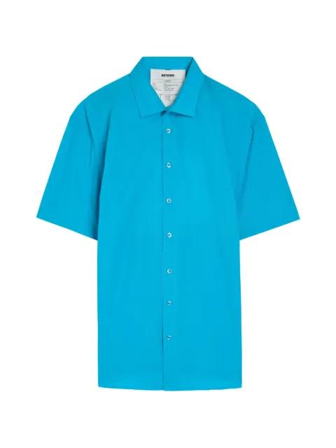 cut-out short-sleeve shirt by BETTTER