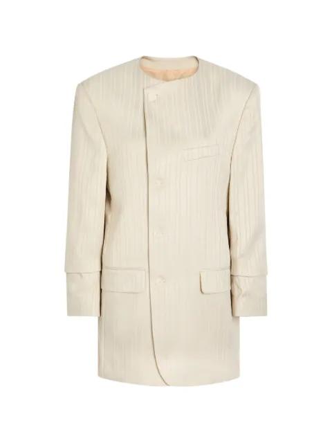 pinstriped blazer dress by BETTTER