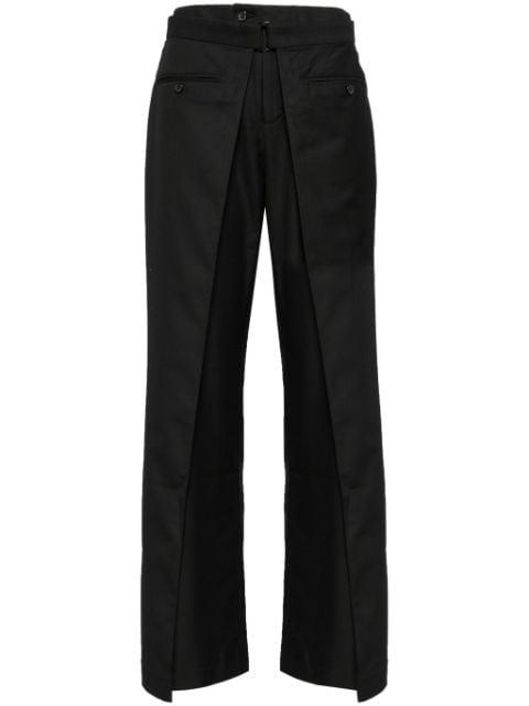 straight-leg wool trousers by BETTTER