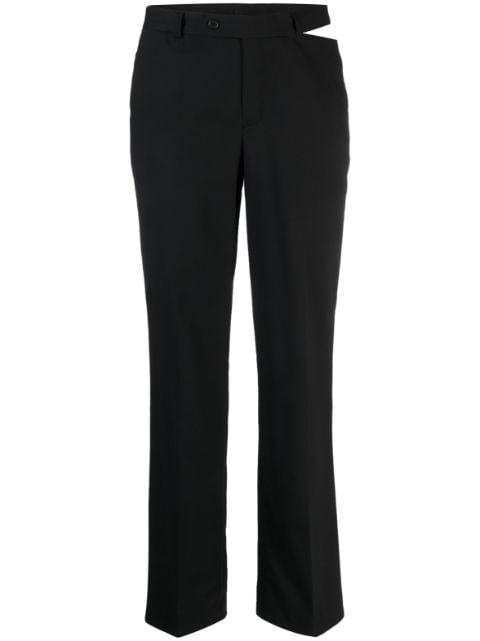 straight-leg wool trousers by BETTTER