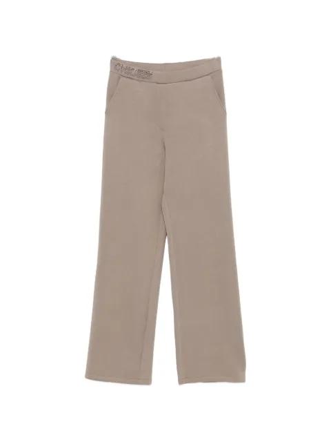 crystal-embellished wide-leg trousers by BETTY BARCLAY