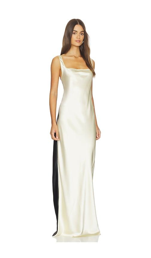 Bevza Duality Dress in White by BEVZA