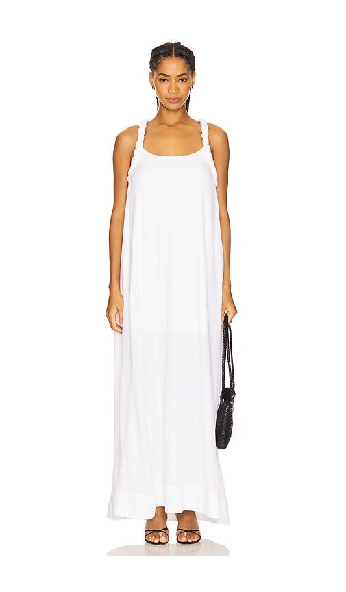 Bevza Kosa Dress in White by BEVZA