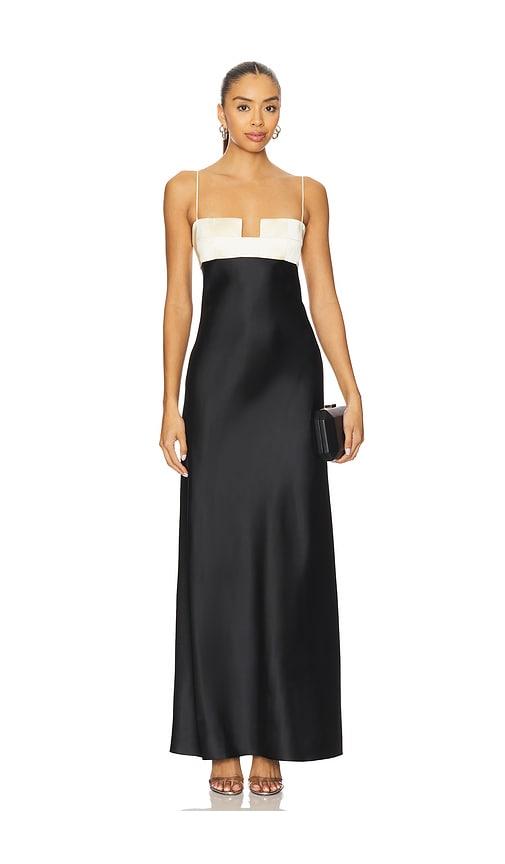 Bevza x REVOLVE Square Bra Dress in Black,White by BEVZA