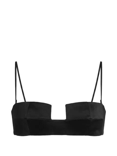 square-cut spaghetti-strap top by BEVZA