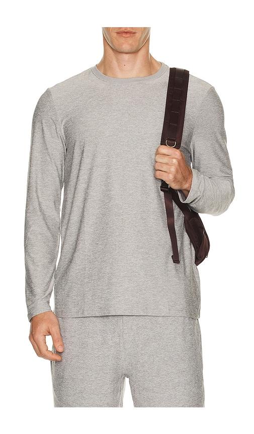 Beyond Yoga Always Beyond Long Sleeve Crew 2.0 in Grey by BEYOND YOGA