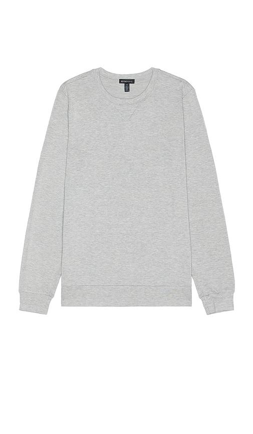 Beyond Yoga Always Beyond Pullover Crew in Light Grey by BEYOND YOGA