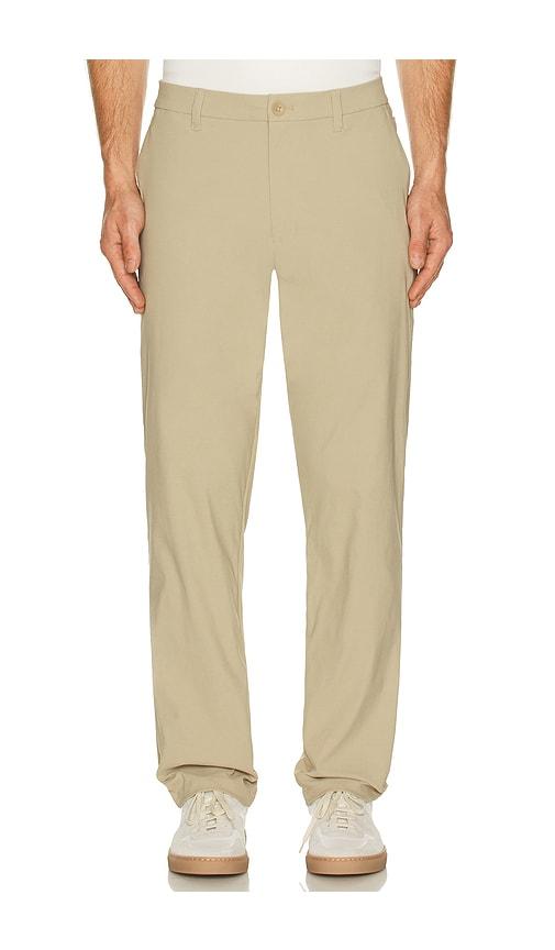 Beyond Yoga Essential Men's Chino 32' Trouser in Brown by BEYOND YOGA
