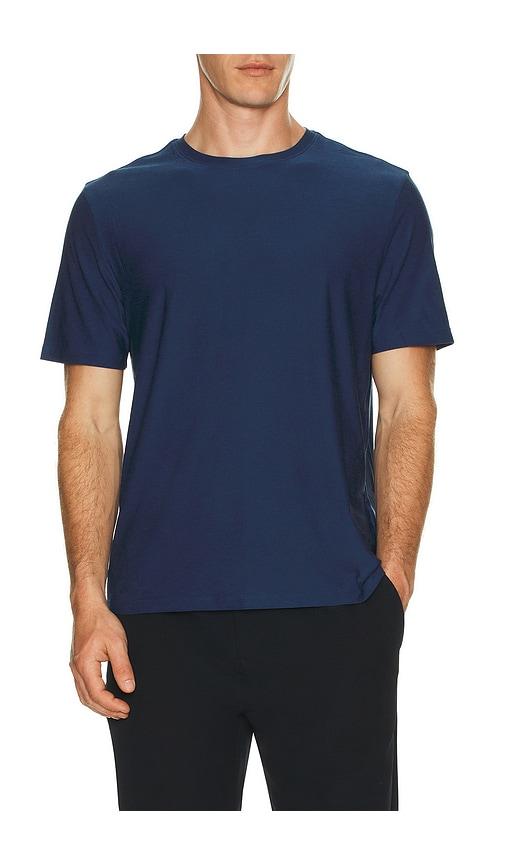 Beyond Yoga Featherweight Always Beyond Crew Tee 2.0 in Royal by BEYOND YOGA