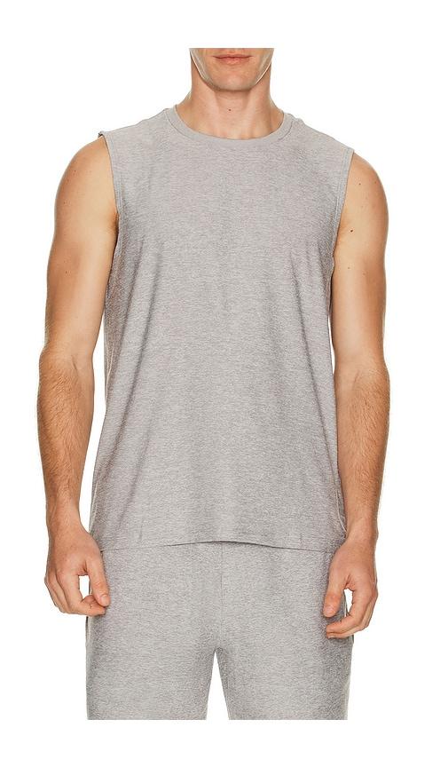 Beyond Yoga Featherweight Free Flo Muscle Tank in Grey by BEYOND YOGA