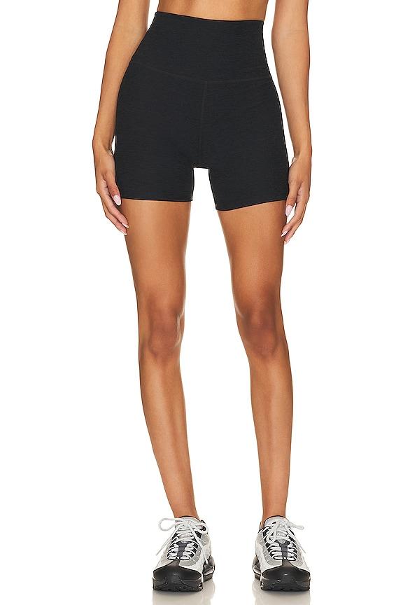 Beyond Yoga Keep Pace Biker Short in Black by BEYOND YOGA