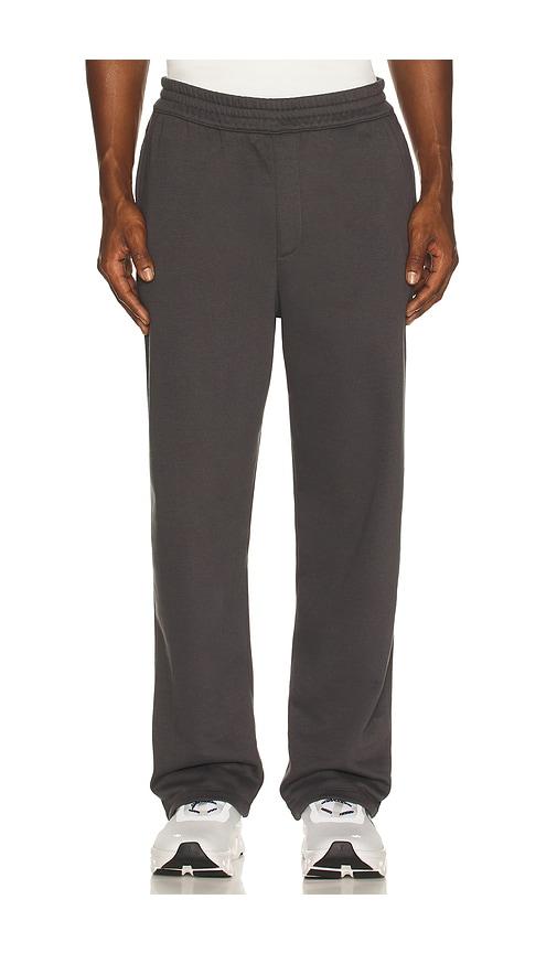 Beyond Yoga LuxeFleece Men's Straight Leg Pant in Black in Black by BEYOND YOGA