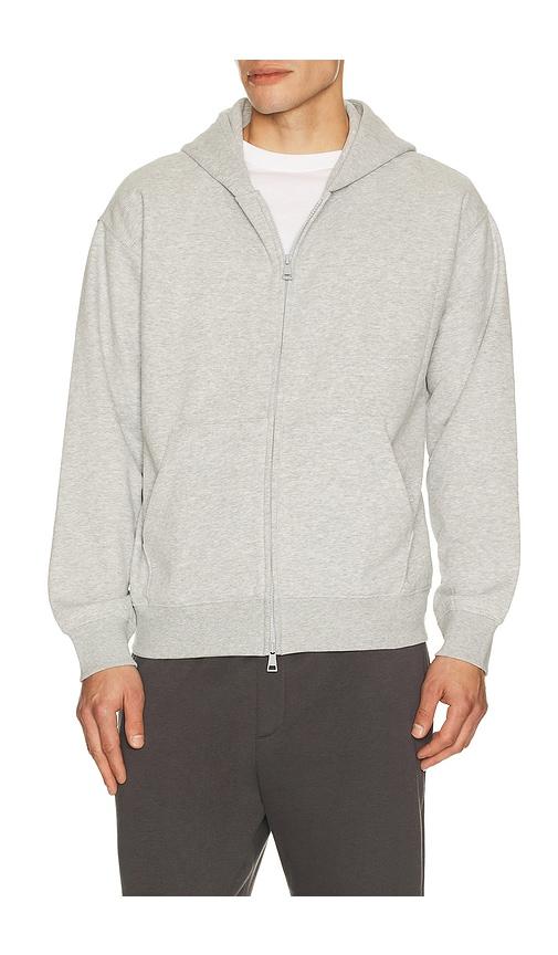 Beyond Yoga Luxefleece Full Zip Hoodie in Light Grey by BEYOND YOGA