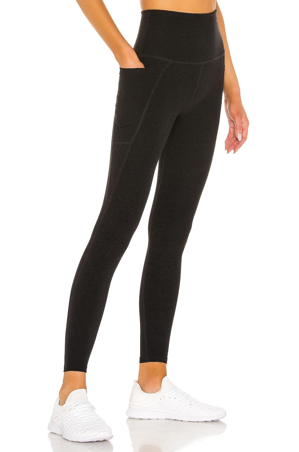 Beyond Yoga Out Of Pocket Legging in Black by BEYOND YOGA