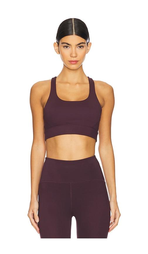 Beyond Yoga Powerbeyond Upsurge Bra in Purple by BEYOND YOGA
