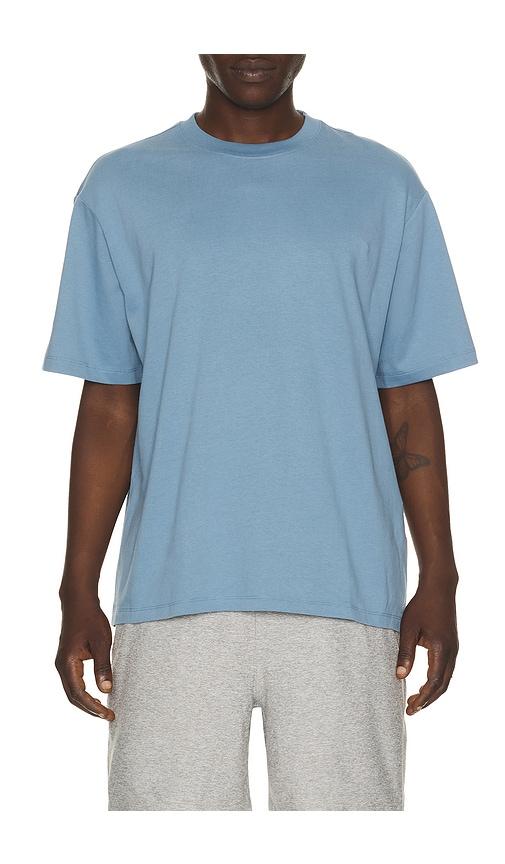Beyond Yoga SoftKnit Cotton Tee in Blue by BEYOND YOGA