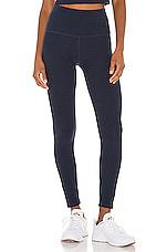 Beyond Yoga Spacedye Caught In The Midi High Waisted Legging in Navy by BEYOND YOGA