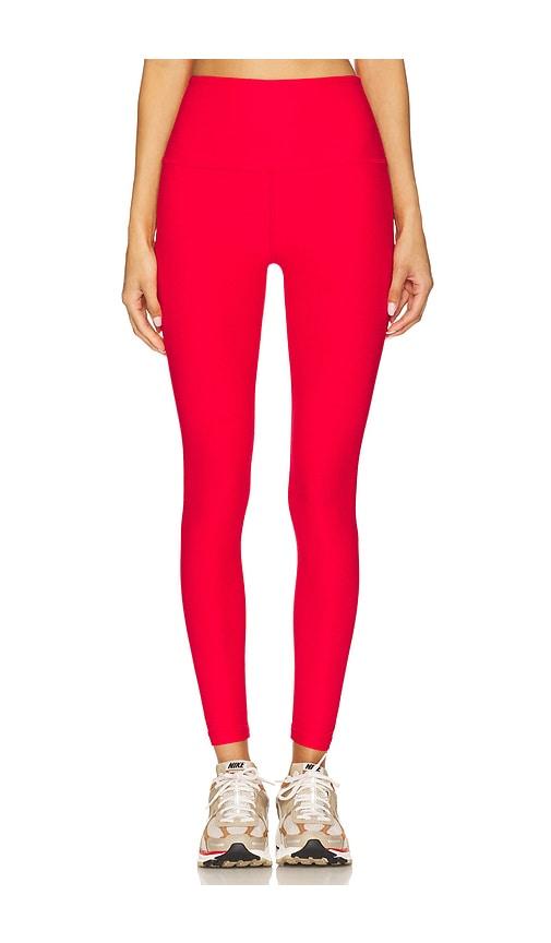 Beyond Yoga Spacedye Caught in The Midi High Waist Leggings in Red by BEYOND YOGA