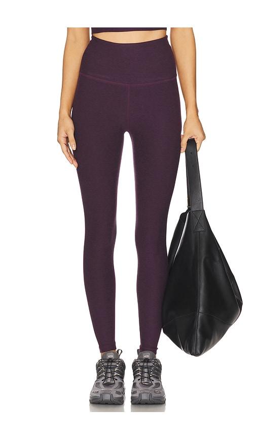 Beyond Yoga Spacedye Caught in The Midi High Waisted Legging in Purple by BEYOND YOGA