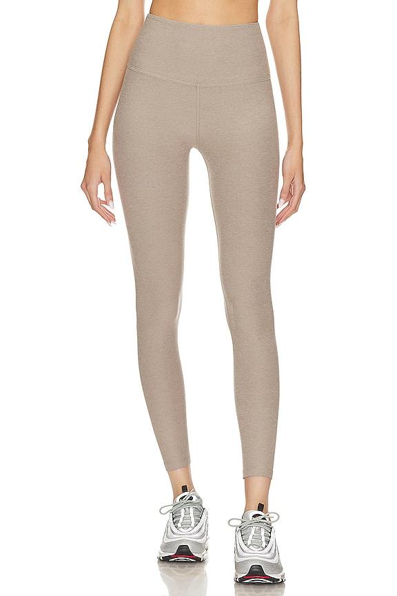 Beyond Yoga Spacedye Caught in The Midi High Waisted Legging in Tan by BEYOND YOGA