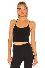 Beyond Yoga Spacedye Cropped Tank in Black by BEYOND YOGA