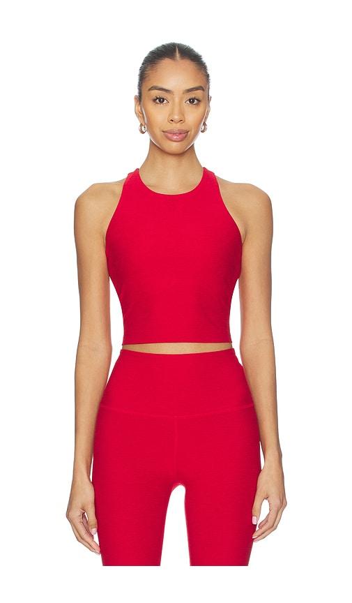 Beyond Yoga Spacedye Daily Cropped Tank Top in Red by BEYOND YOGA Beyond Yoga Spacedye Daily Cropped Tank Top in Red by BEYOND YOGA