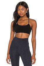 Beyond Yoga Spacedye Slim Racerback Bra in Black by BEYOND YOGA