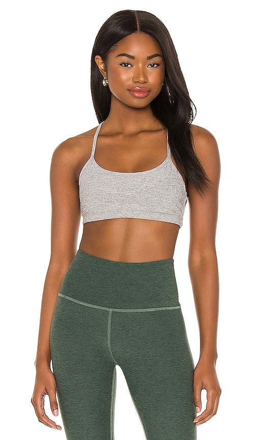 Beyond Yoga Spacedye Slim Racerback Bra in Grey by BEYOND YOGA