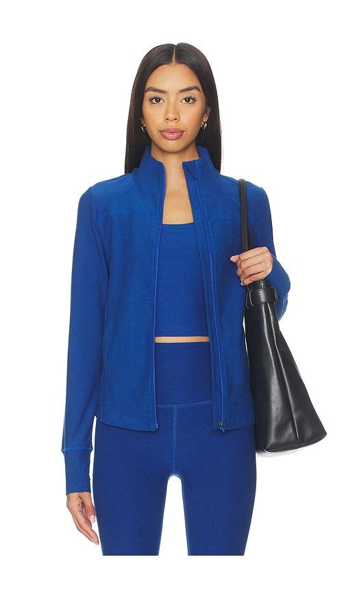 Beyond Yoga Spacedye Trails Active Jacket in Blue by BEYOND YOGA