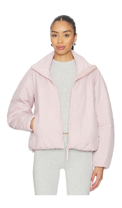 Beyond Yoga Warm Up Puffer Jacket in Pink by BEYOND YOGA