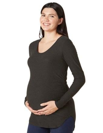Count On Me Maternity Crew Pullover by BEYOND YOGA