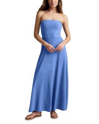 Featherweight Strapless Maxi Dress by BEYOND YOGA