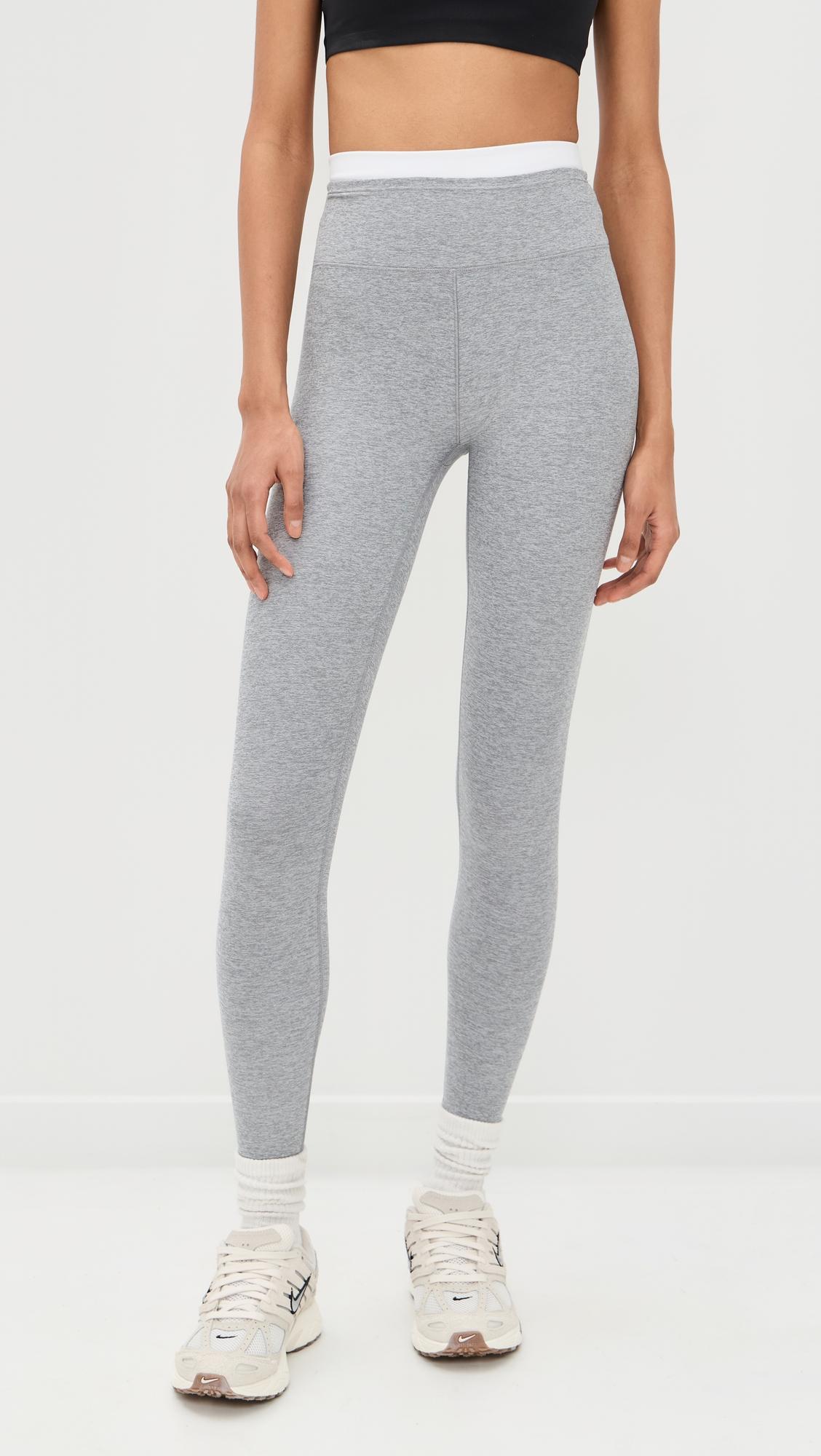 Spacedye Layered High Waisted Midi Ankle Leggings by BEYOND YOGA