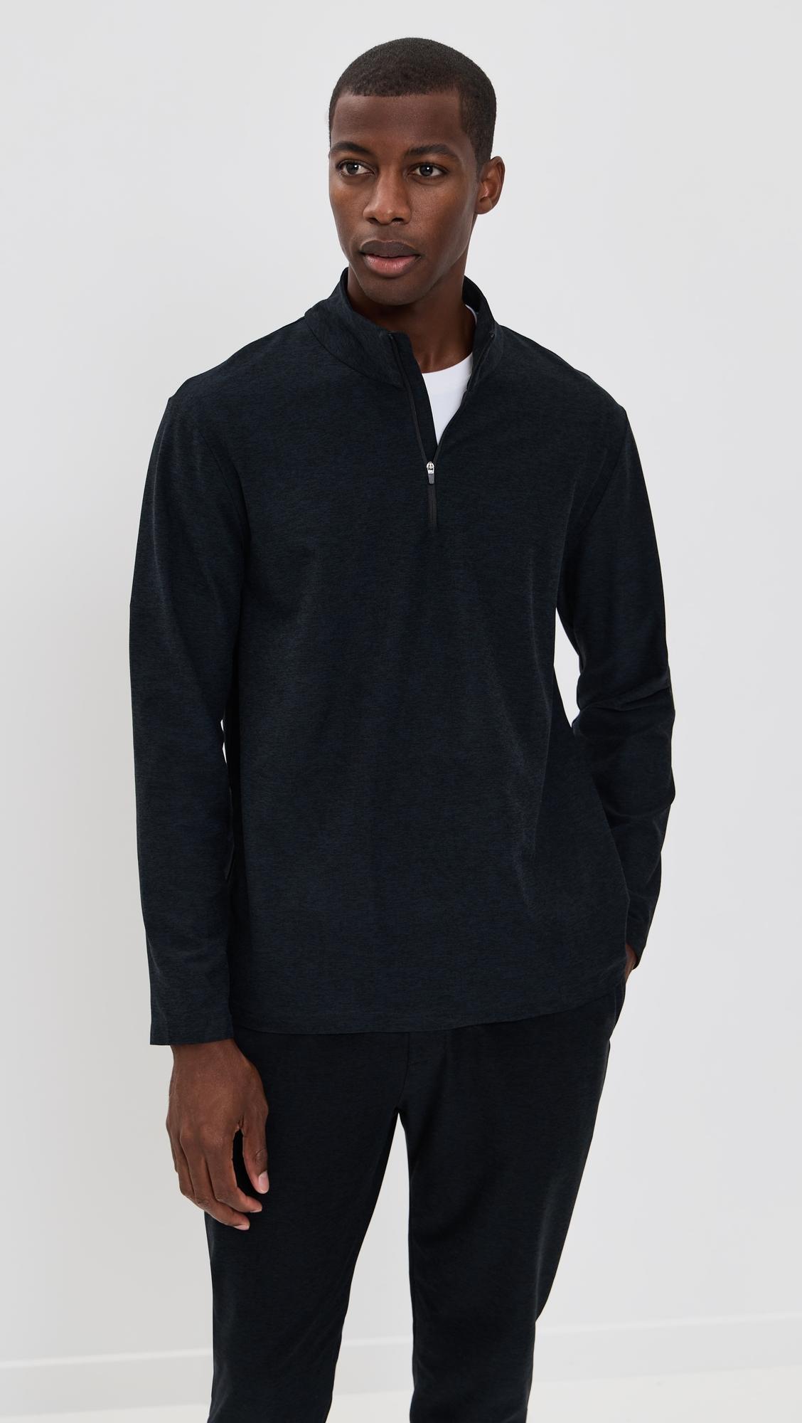 Spacedye Terrain Mens Quarter Zip Pullover by BEYOND YOGA