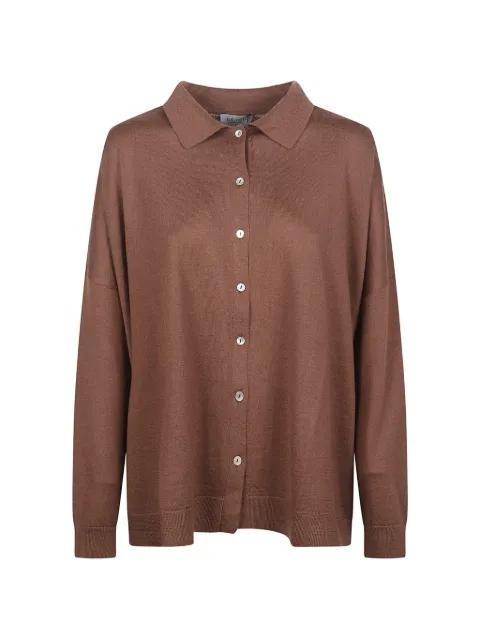 buttoned collar cardigan by BEYOU