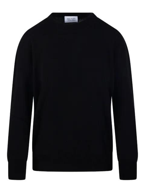 round-neck long-sleeves jumper by BEYOU