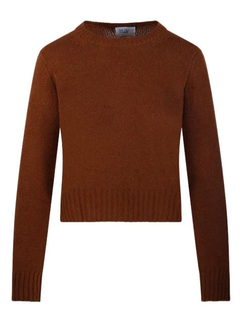 round-neck ribbed jumper by BEYOU