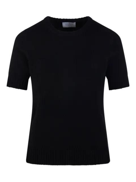 short-sleeve round-neck jumper by BEYOU