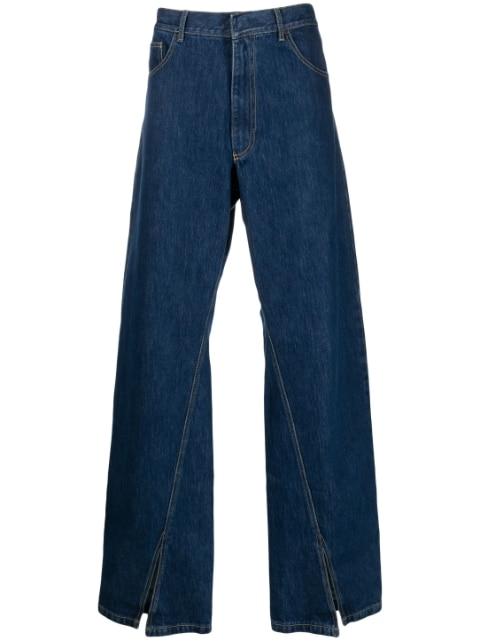 wide-leg denim trousers by BIANCA SAUNDERS