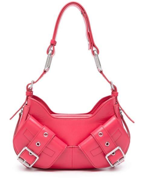Y2K leather shoulder bag by BIASIA